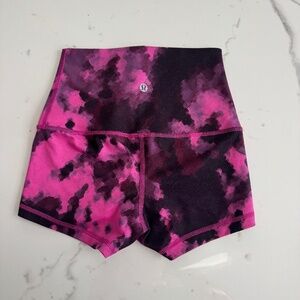 Lululemon Boogie short full on luon high rise roll down bike shorts